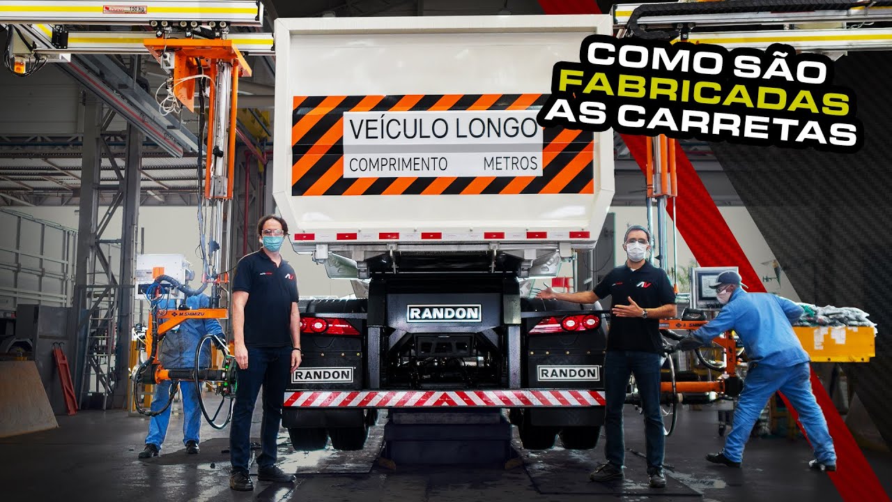 😮EXCLUSIVO na Fábrica: Veja como são produzidos os Semirreboques RANDON (Carretas dos Caminhões)