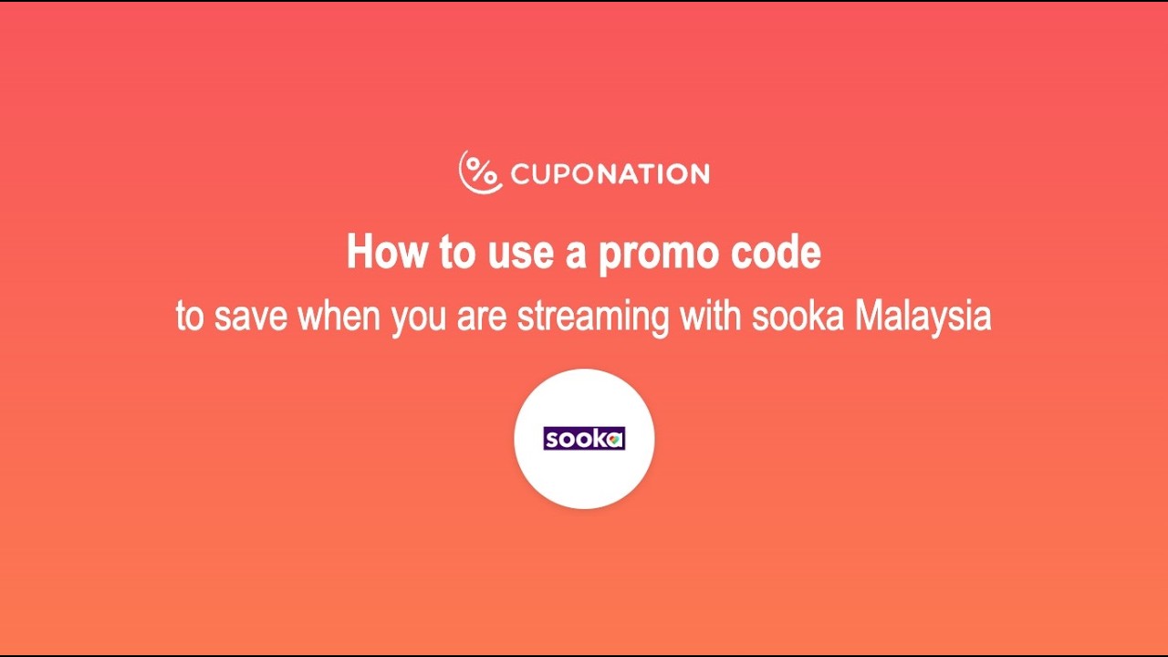 Quick guide to using your sooka promo code