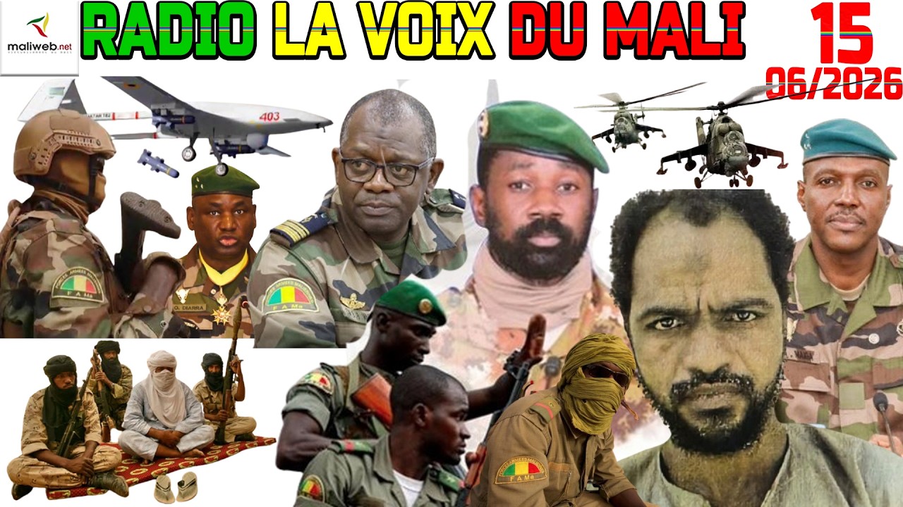 La Revue de Presse de la RADIO LA VOIX DU MALI du 15 Juin 2026
