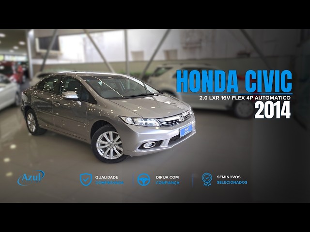 Vídeo HONDA CIVIC 2.0 LXR 16V FLEX 4P AUTOMATICO