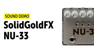 Video thumbnail for SolidGoldFX NU 33 Vinyl Engine Sound Demo (no talking) with Elektron Digitone by Bonedo Synthesizers
