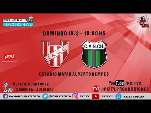 B NACIONAL - INSTITUTO VS NUEVA CHICAGO - EN VIVO