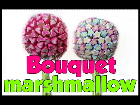 Bouquet de Marshmallow para daminhas - Passo a Passo