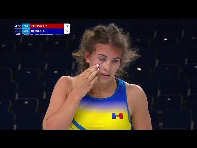 1546 | 437 | Juniors WW 65kg | 1/4 Final | TRETSIAK Yana (BLR) | RINGACI Irina (MDA)