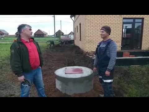 Как углубить колодец из бетонных колец