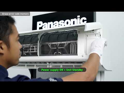 Panasonic -Residential Air Conditioner-Erase Error Code Memory after Troubleshooting