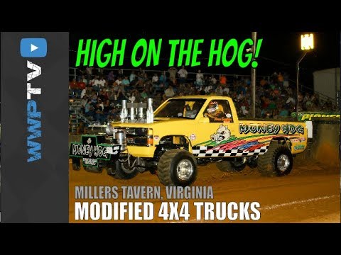 THE BADDEST NATIONAL MOD 4X4 TRUCKS pulling at the SOUTHERN SHOWDOWN Millers Tavern September 2017