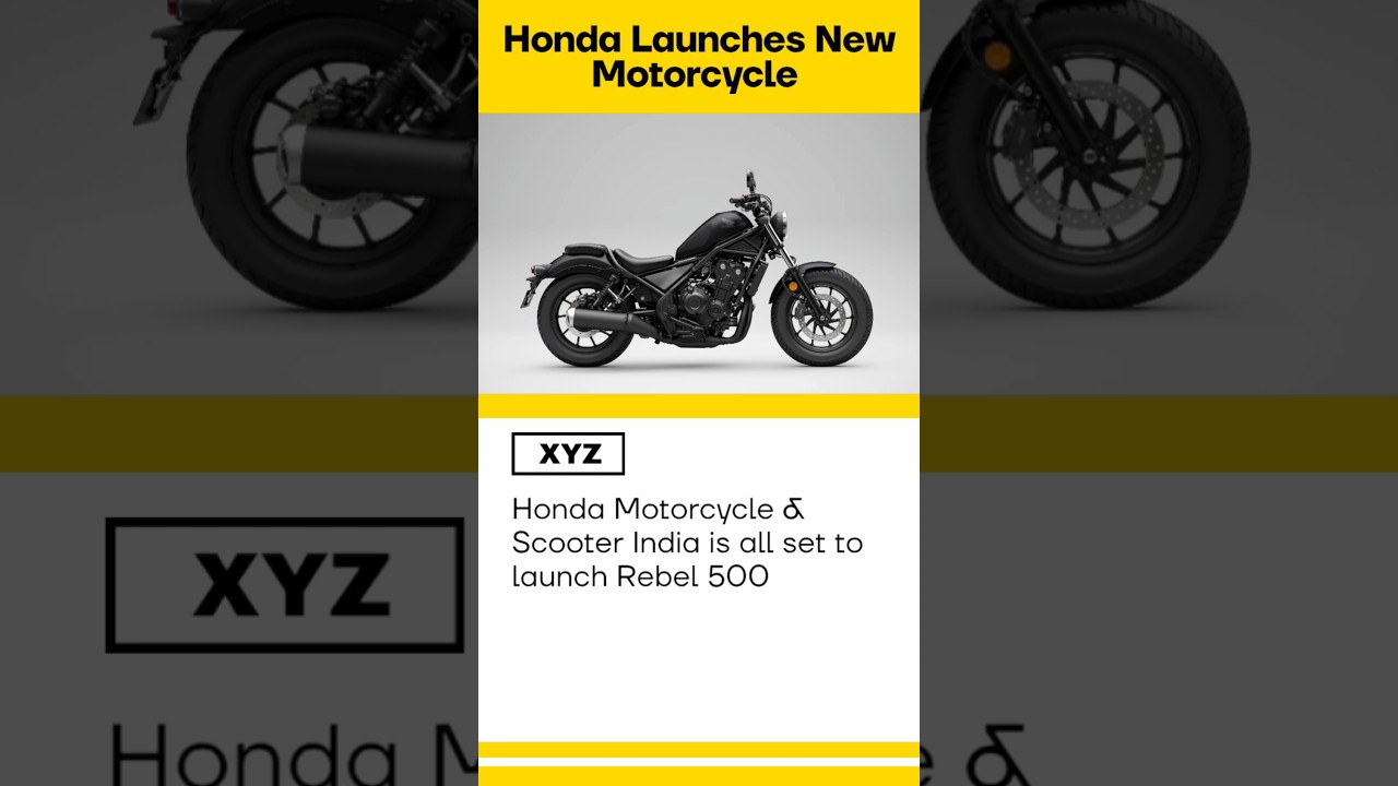Honda Launches New Motorcycle