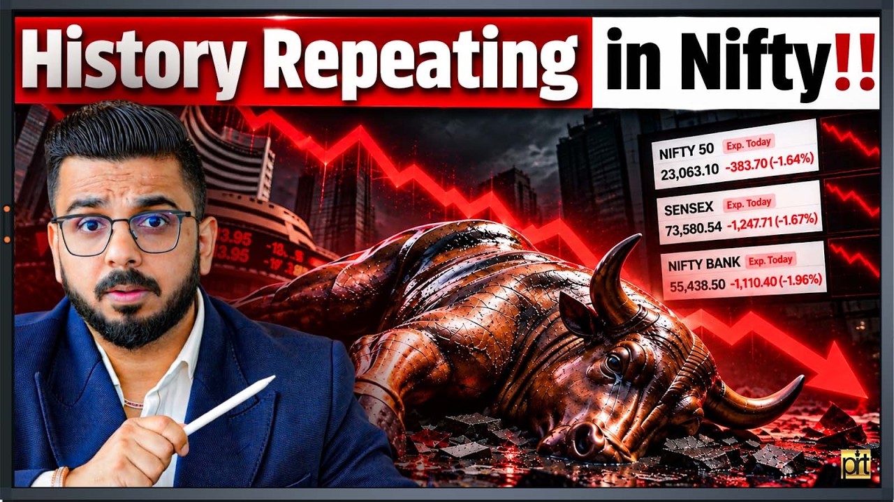 History is Repeating in Nifty! 8 Weekly Red Candles.. What’s Next?