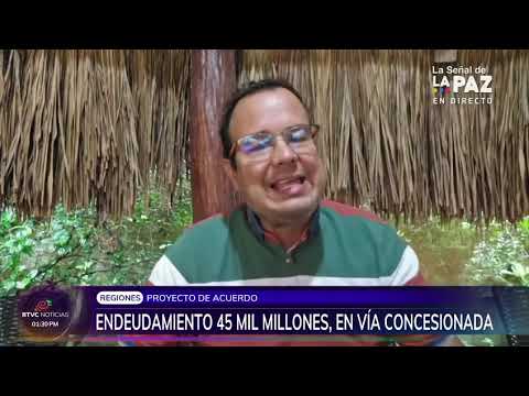 alcalde solicitó a través de un proyecto de acuerdo el endeudamiento por 45 mil millones de pesos.