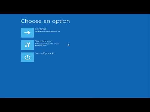 Windows 8.1 - How to Enter Recovery if Windows Won't Load
