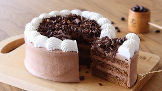 チョコレートとコーヒーのクリームケーキ:カフェモカケーキの作り方