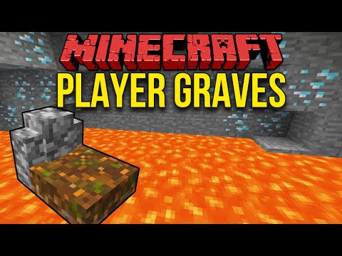 Minecraft 1.13 Player Graves (Data Pack) Multiplayer Friendly