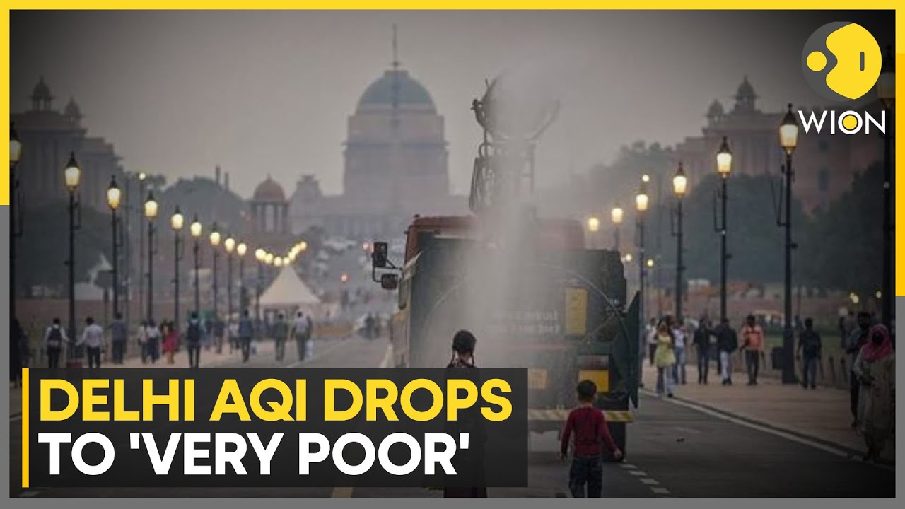 Delhi AQI Near ‘Severe’ as Pollution Eases Slightly but Danger Remains High | WION