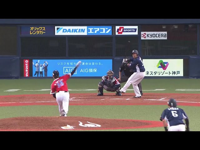 【5回表】外角に決めた‼ バファローズ・K-鈴木 同点のピンチで三振を奪い、無失点‼ 2019/5/18 B-L