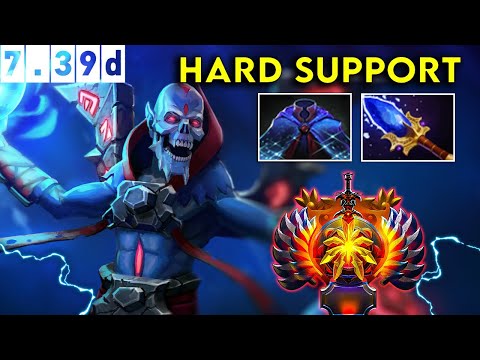Lich Immortal Hard Support - Dota 2 Patch 7.39d Pro Pub Gameplay