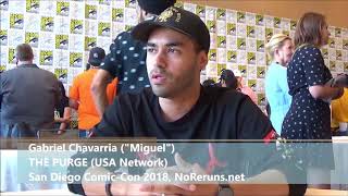 The Purge Q&A with Gabriel Chavarria (SDCC 2018) video