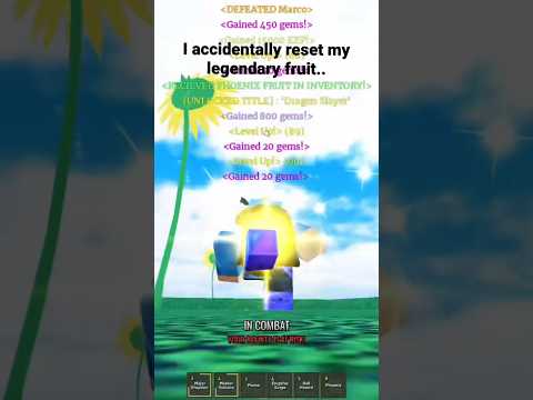 I Reset Pheonix In Fruit Battlegrounds! #fruitbattlegrounds #fruits #onepiece