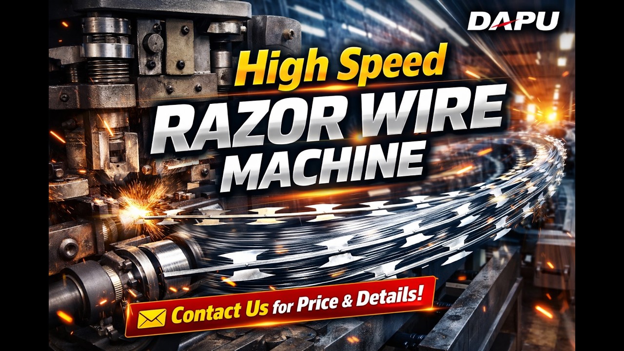 Industrial Razor Barbed Wire Machine | High Output & Precision Manufacturing