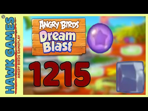 Angry Birds Dream Blast Level 1215 Extreme - Walkthrough, No Boosters
