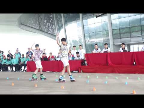 World Roller Games 2017 ( WFSC)  / Pair / Gu Kun Qi & Zeng Chen Yu - 2 place