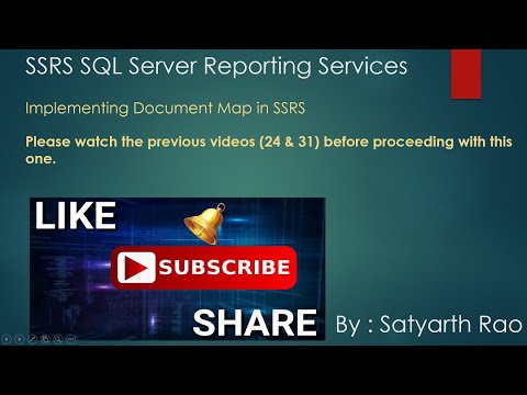 32 SSRS - Implementing Document Map in SSRS (SQL Server Reporting Services)