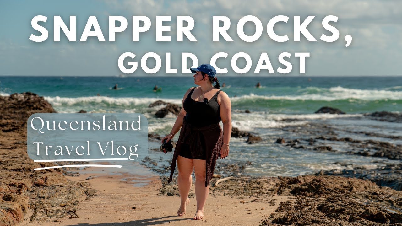 A traveler explores Snapper Rocks in this video.
