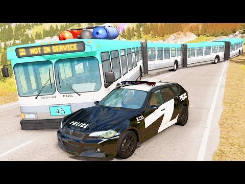 Articulated Bus Crashes #8 - BeamNG DRIVE | CrashTherapy