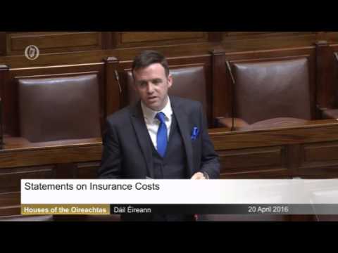 Tom Neville TD on high cost of Car Insurance