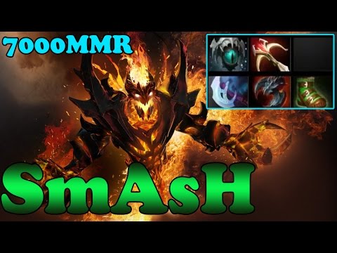 Dota 2 - SmAsH 7000 MMR Plays Shadow Fiend Vol 2 - Ranked Match Gameplay!