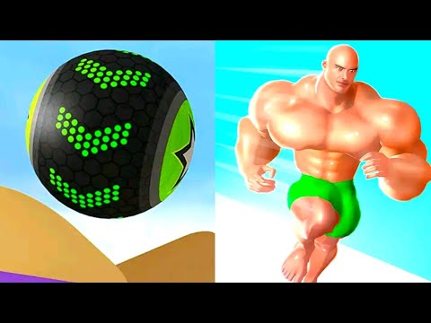 Going Balls Vs Muscle Rush - Gameplay Android iOS Games Mobile Walkthrough