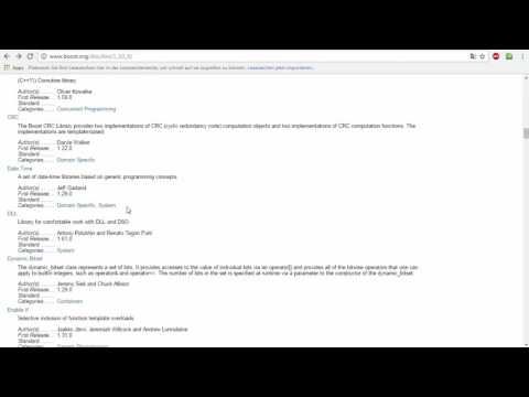 Boost Tutorial [001] - Übersicht und Umfrage