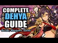 Build The Best Dehya Complete Dehya Guide Weapons Artifacts Teams Genshin Impact