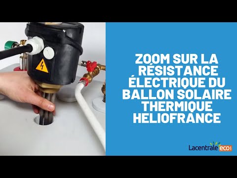 Zoom résistance électrique du ballon solaire thermique HELIOFRANCE