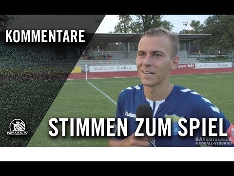 Die Stimmen zum Spiel | ASV Dachau - FC Pipinsried (1. Runde, Pokal)
