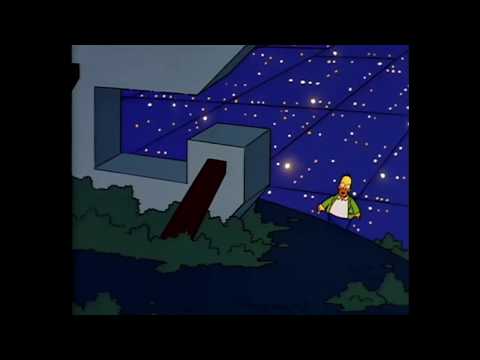 The Simpsons - Homer Smashing the Weather Station