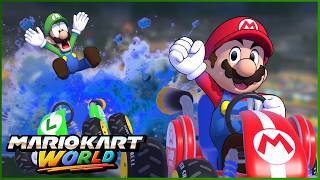 Go Kart Battle Turns into Brotherly Warfare || Mario and Luigi Play Mario Kart World