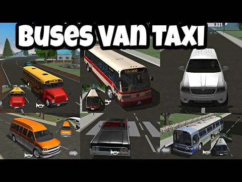 Public Transport Simulator - American Buses|Van|SUV|Taxi Compilation