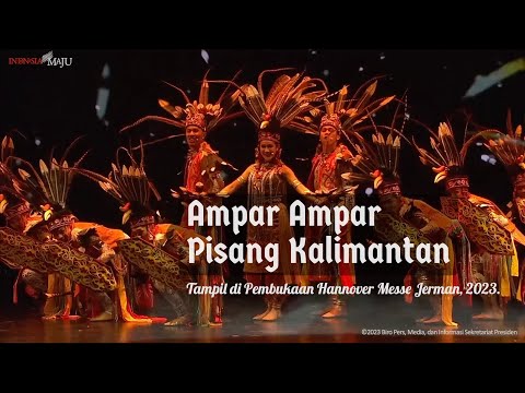 TARIAN INDONESIA TAMPIL DI JERMAN | Ampar Ampar Pisang Kalimantan