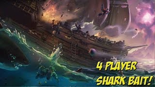 Sea of Thieves! Part 3: 4 Players Shark Bait! - YoVideogames