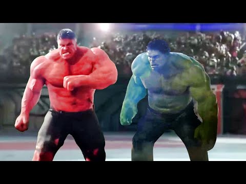 Red Hulk VS Green Hulk in The Grand Arena | Captain America Brave New World | Marvel Avengers Movie