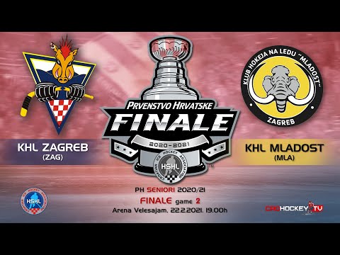 Snimka - Game 2 FINALE PH Seniori - KHL Zagreb vs KHL Mladost Zagreb