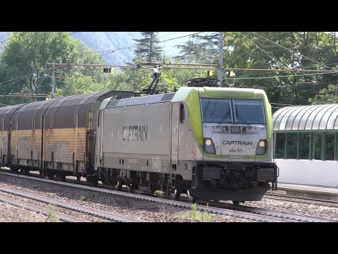 4K - 2020-08-20 Brennero Transiti di una giornata di mezza estate 16/17 - Stazione di Peri