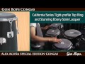 Gon Bops Alex Acuna Special Edition Congas with Remo Skyndeep Heads