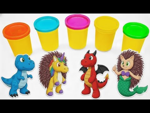 Clay Molding Fun with a Super Fast Hedgehog & Friends! 🎨💙 Kids Fun Video