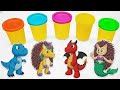 Learn Colors With Sonic Friends Clay Molding Fun For Preschoolers