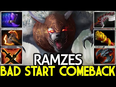 RAMZES [Ursa] From Bad Start Comeback Hard Game Dota 2