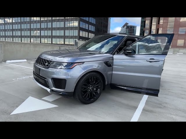 2022 LAND ROVER RANGE ROVER SPORT SUV 6-CYL, TURBO, 3.0 LITER HSE SILVER EDITION SPORT UTILITY 4D