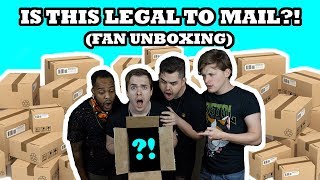IS THIS LEGAL TO MAIL?! (FAN UNBOXING)