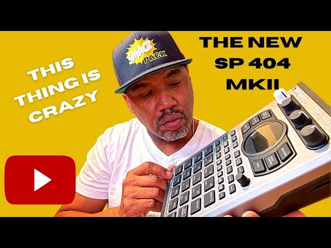 Ski Beatz Chopping samples on Rolands New SP 404 MKll
